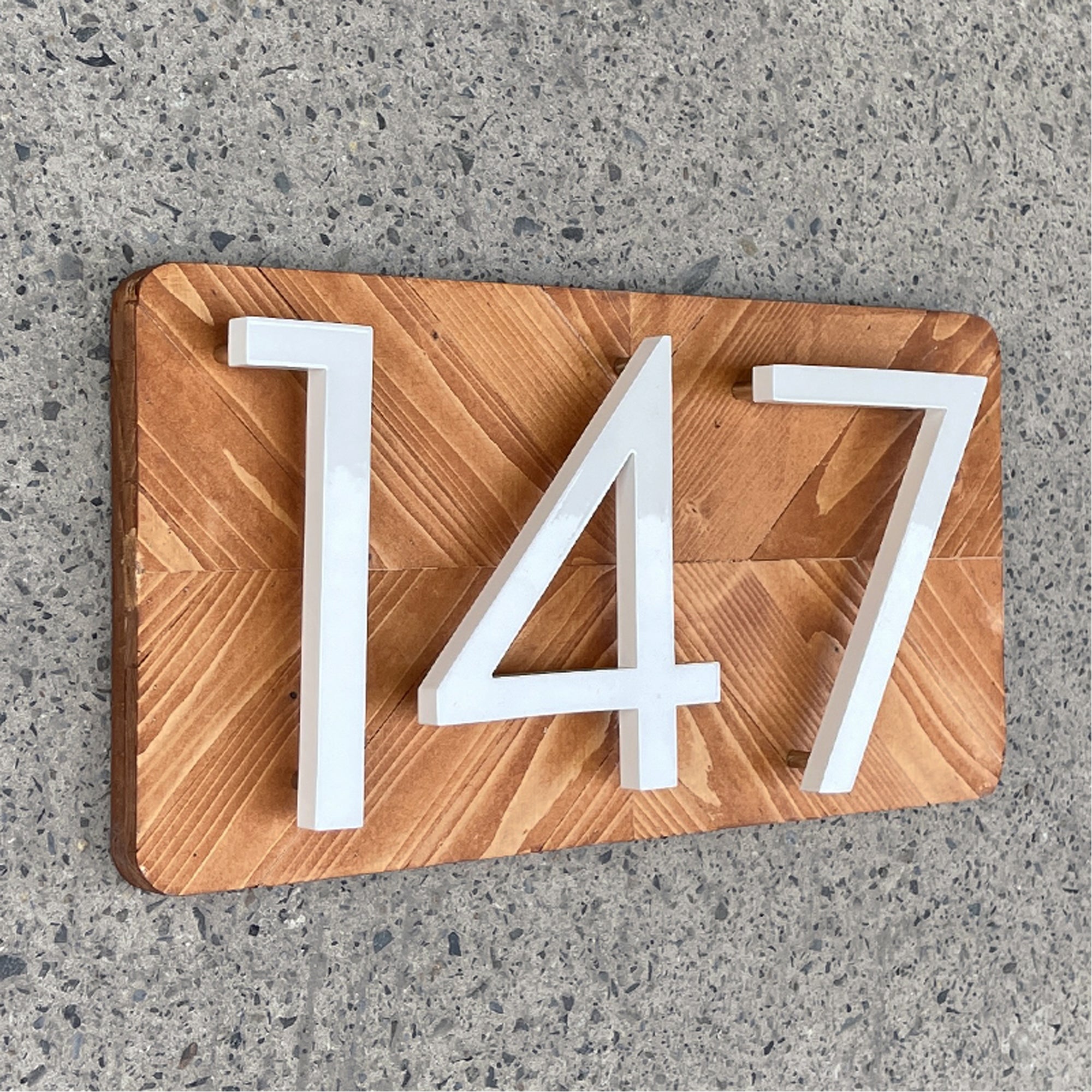 Big Floating Style Numeros Casa Exterior Sign House Number - China