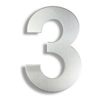 30cm House Number Stainless Steel Address Sign #0-9 Huisnummer Outdoor Silver 12 in.Door Numbers Home Numeros Casa Exterior Big