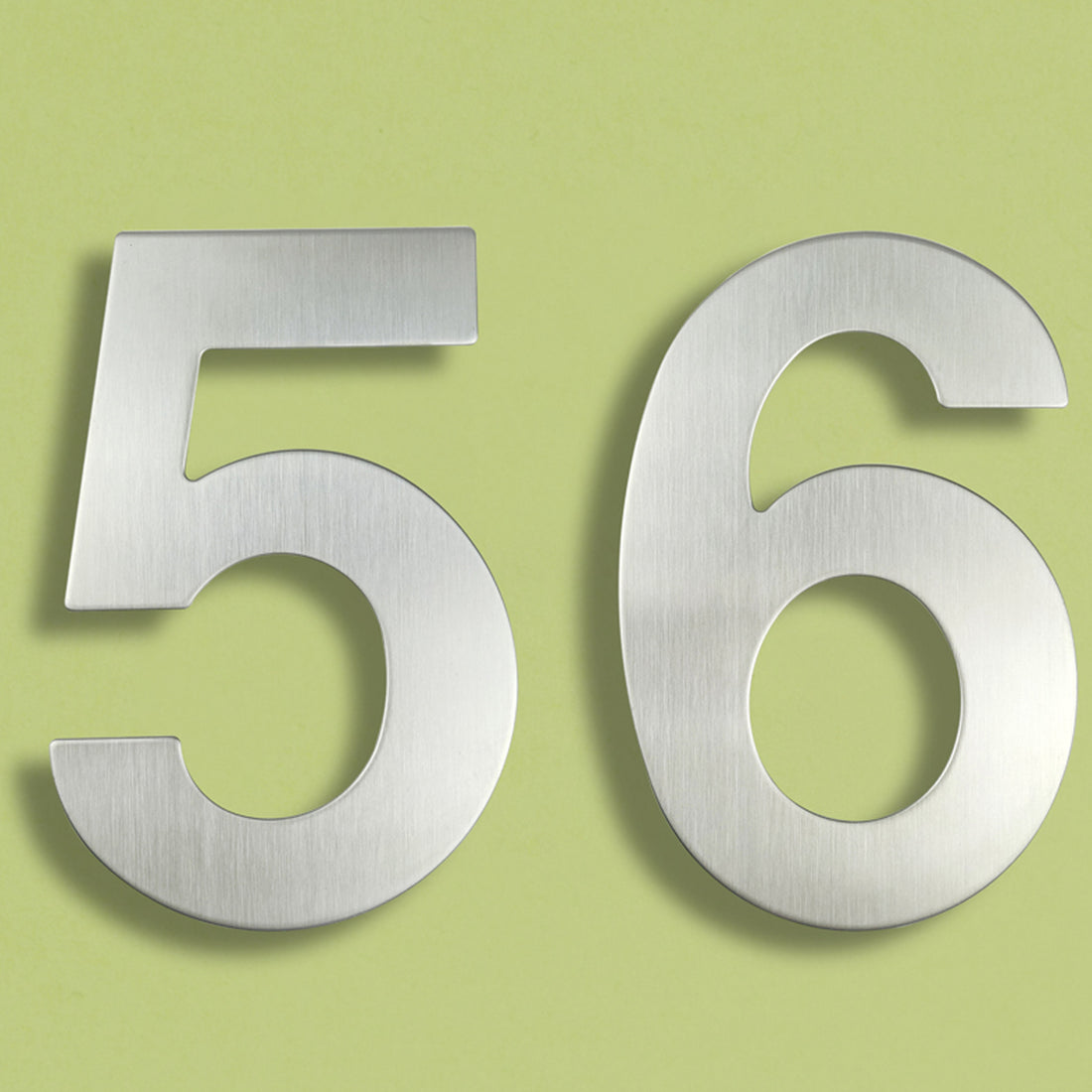 30cm House Number Stainless Steel Address Sign #0-9 Huisnummer Outdoor Silver 12 in.Door Numbers Home Numeros Casa Exterior Big