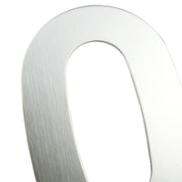 20cm House Number Stainless Steel Address Sign #0-9 Huisnummer Outdoor Silver 8 inch.Door Numbers Home Numeros Casa Exterior Big