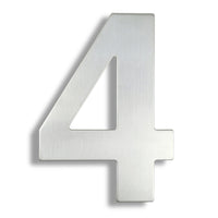 20cm House Number Stainless Steel Address Sign #0-9 Huisnummer Outdoor Silver 8 inch.Door Numbers Home Numeros Casa Exterior Big