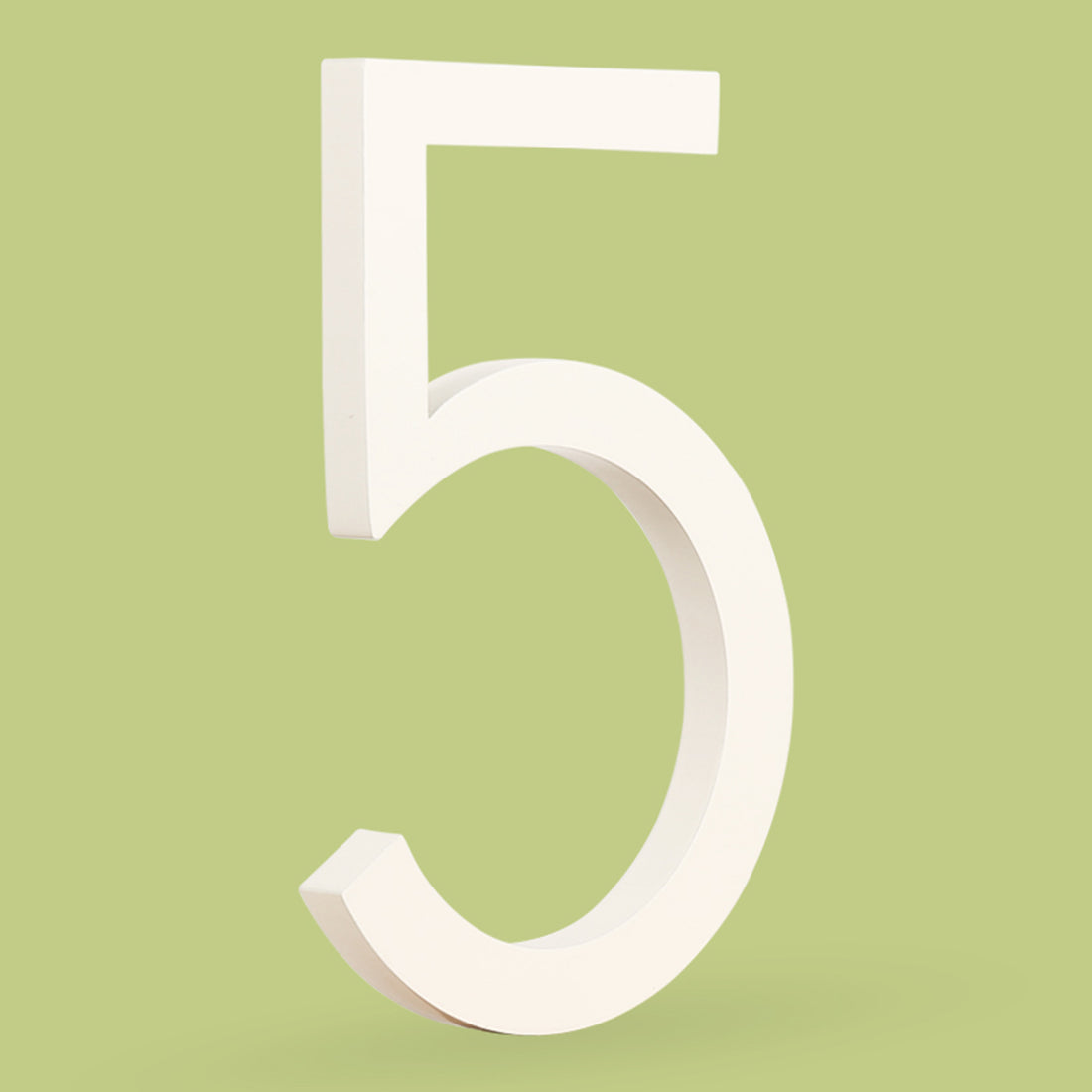 15 cm Big White House Number Floating Sign Modern Door Numbers Signage Home Outdoor Huisnummer Numeros Casa Address #0-9