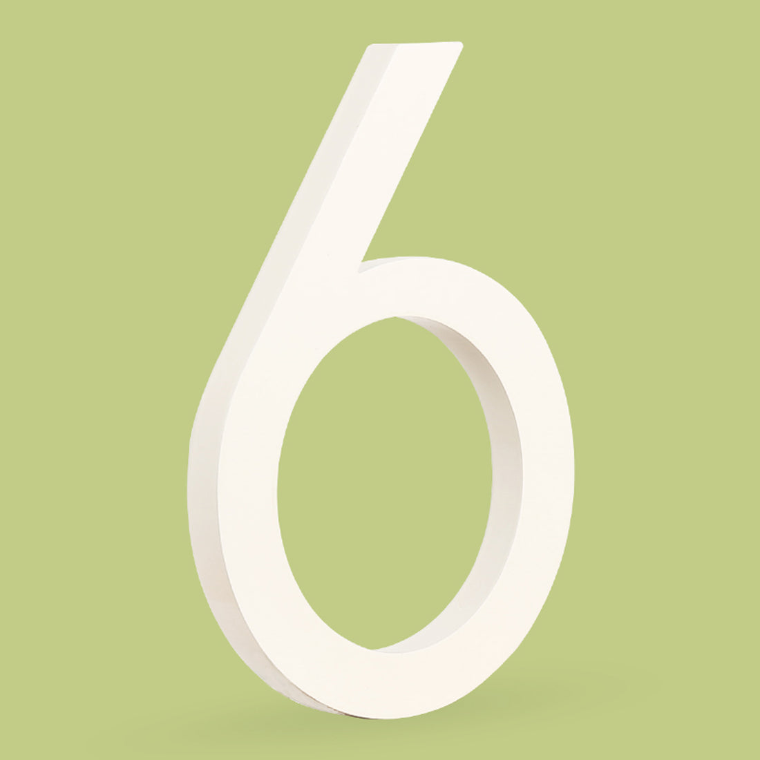 15 cm Big White House Number Floating Sign Modern Door Numbers Signage Home Outdoor Huisnummer Numeros Casa Address #0-9
