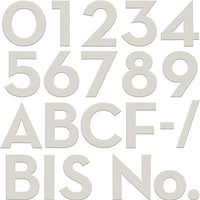 HASWARE House Number 3 inch (7.5 cm) Self Adhesive Letters Apartment Door Numbers Street Address Plaque Home, Acrylic