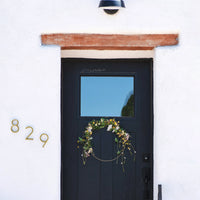 5 Inch (12 cm) House Number, Gloden Zinc Alloy