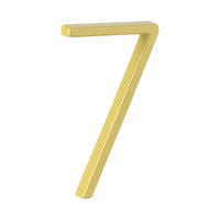 5 Inch (12 cm) House Number, Gloden Zinc Alloy