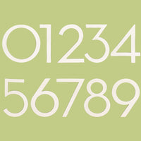 15 cm Big White House Number Floating Sign Modern Door Numbers Signage Home Outdoor Huisnummer Numeros Casa Address #0-9