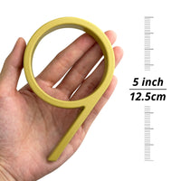 5 Inch (12 cm) House Number, Gloden Zinc Alloy