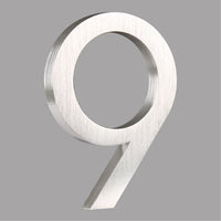 HASWARE Floating House Numbers 4 Inch Door Numbers Alphabet Plaque Street Home Address Numbers