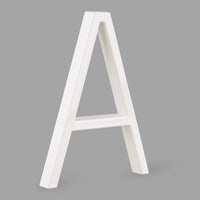 5 Inch (12.5 cm) House Number, White Aluminum Alloy