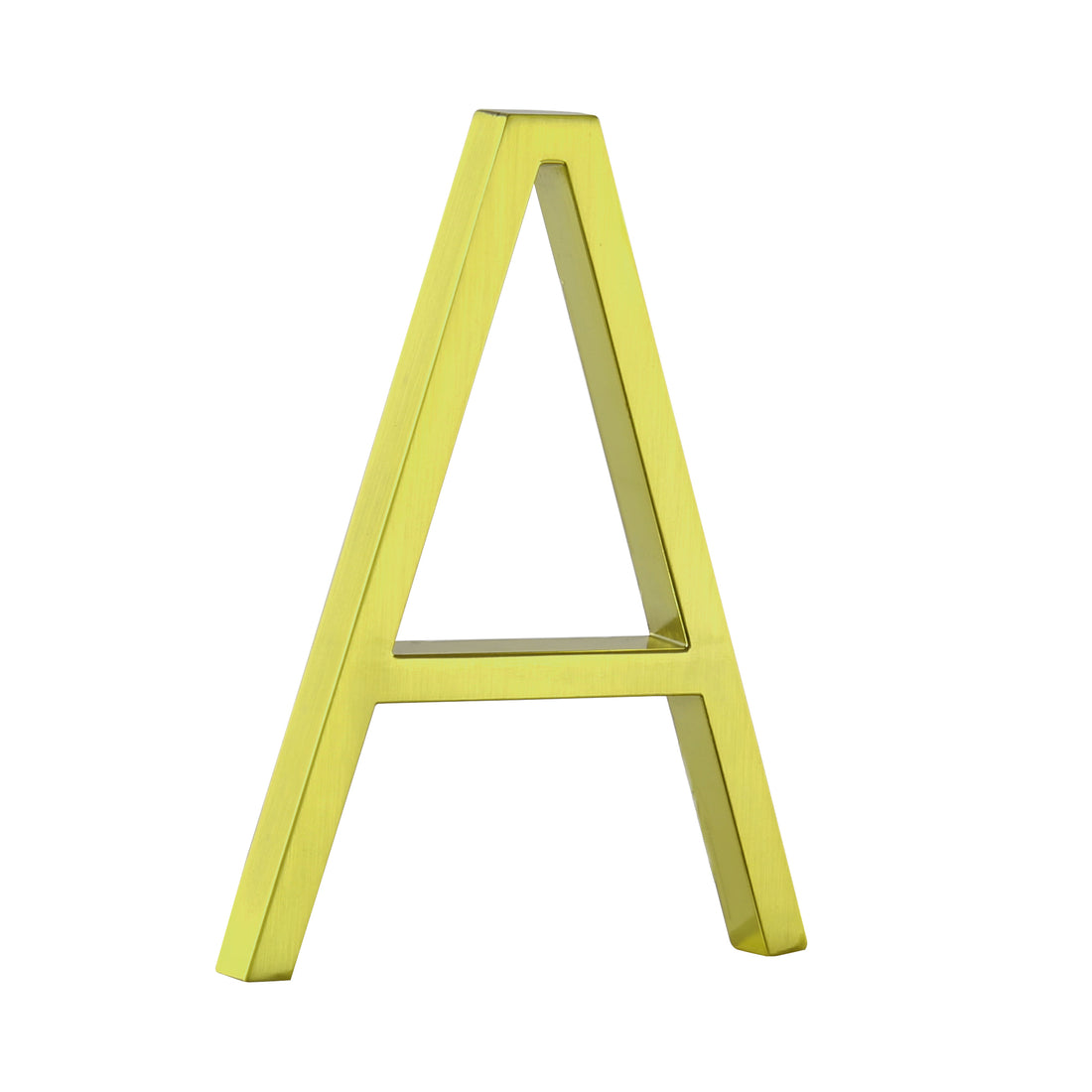 5 Inch (12 cm) House Number, Gloden Zinc Alloy