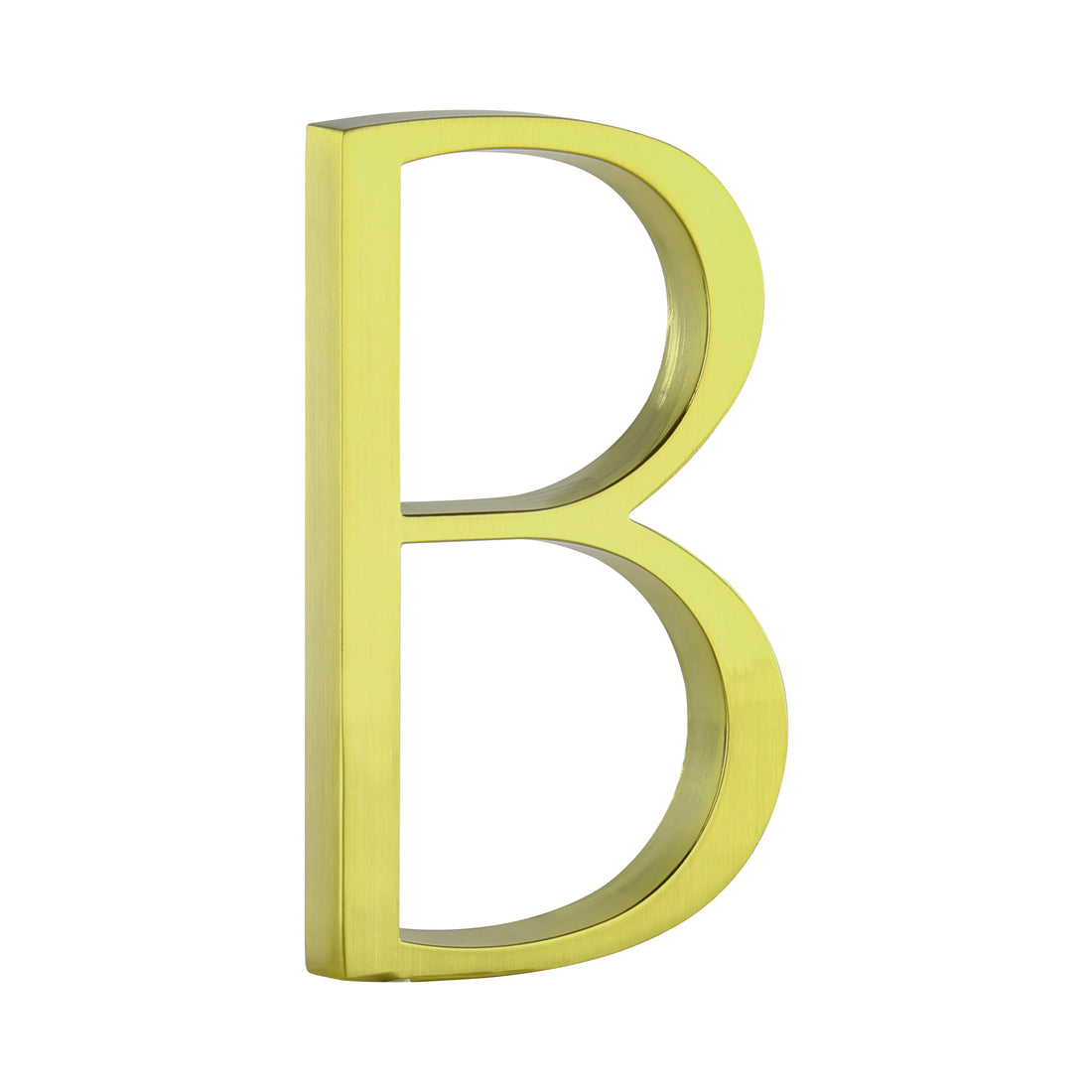 5 Inch (12 cm) House Number, Gloden Zinc Alloy