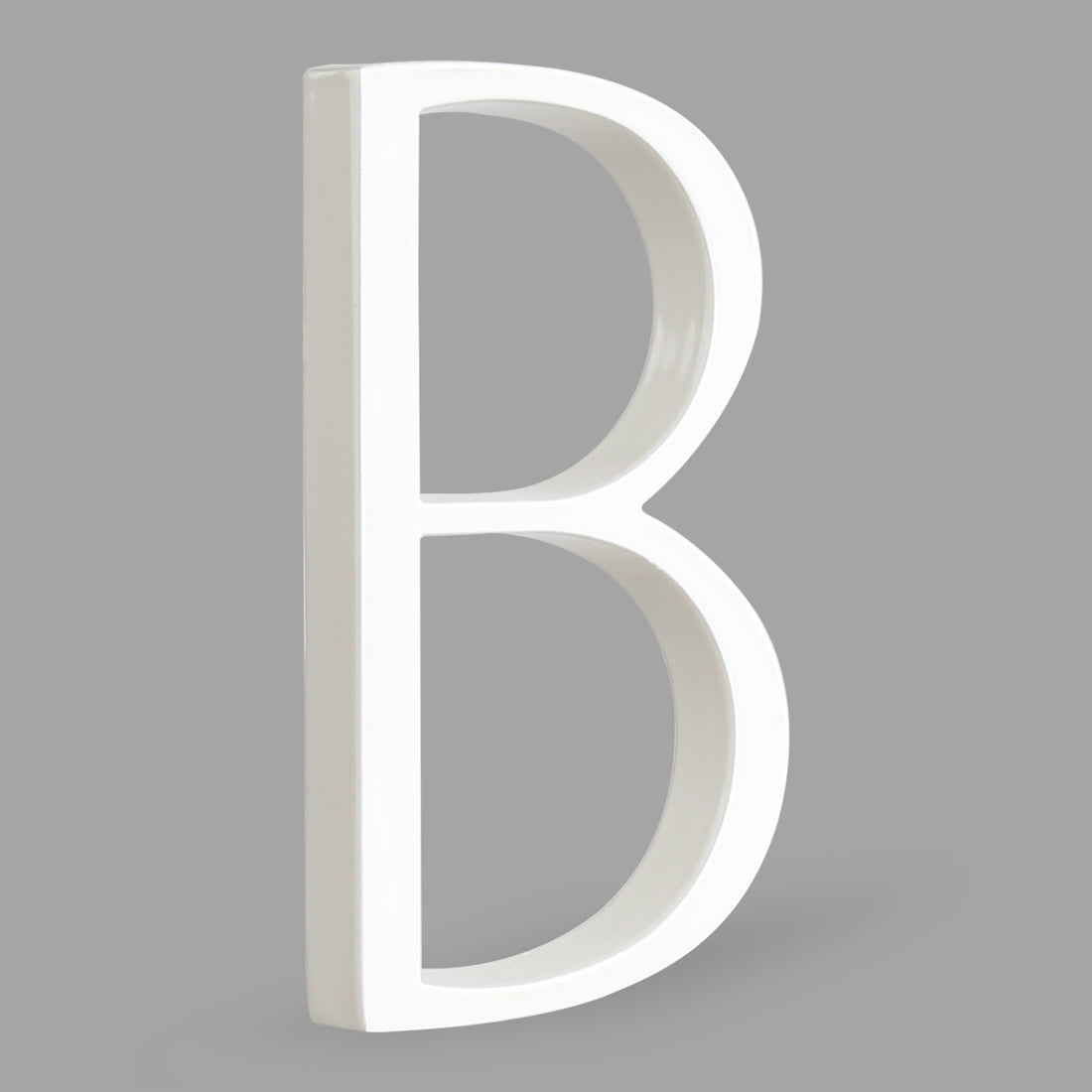 5 Inch (12.5 cm) House Number, White Aluminum Alloy