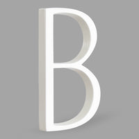 5 Inch (12.5 cm) House Number, White Aluminum Alloy