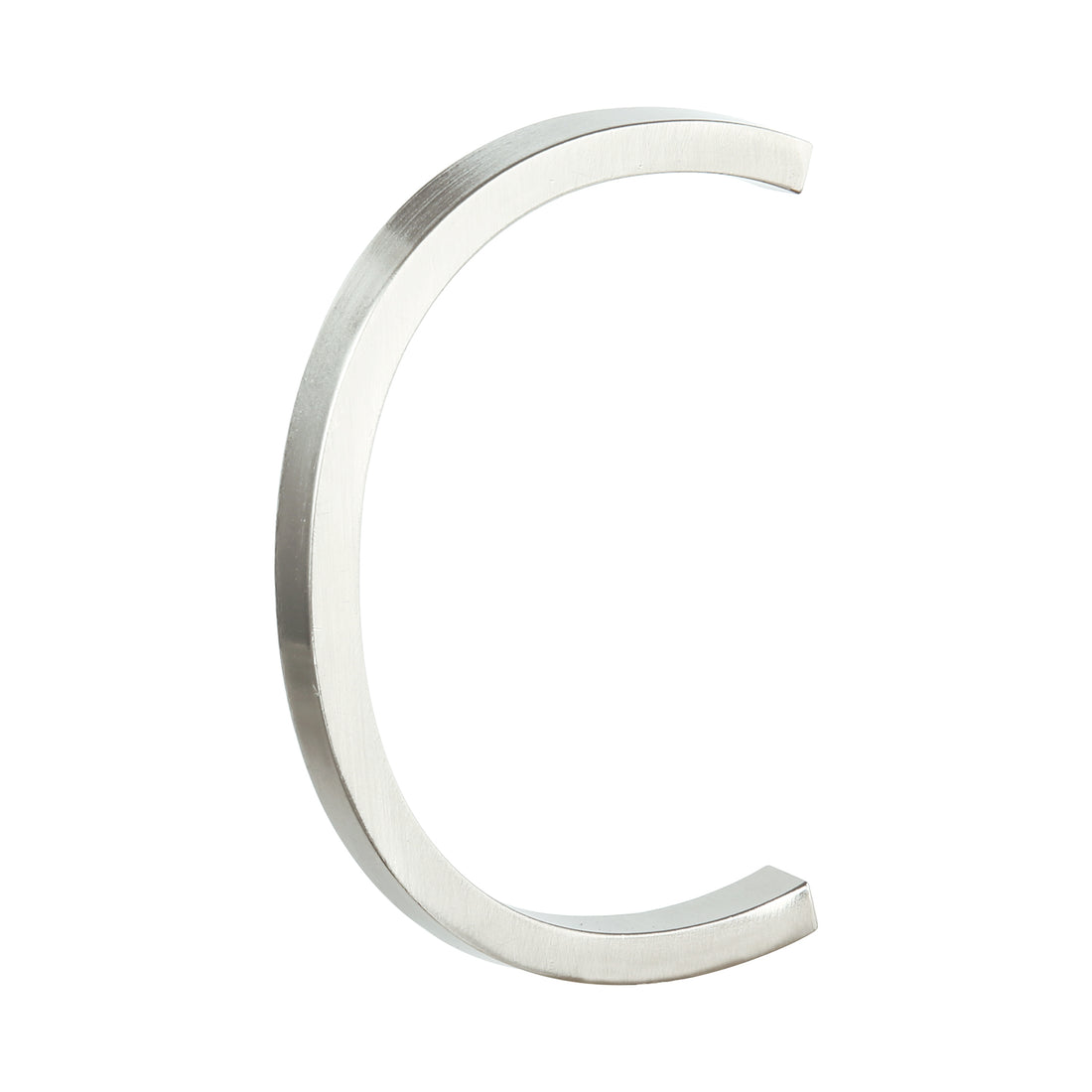 5 Inch (12 cm) House Number,Silver Zinc Alloy
