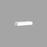 5 Inch (12.5 cm) House Number, White Aluminum Alloy