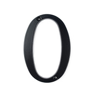 4 Inch (10 cm) House Number,Black Zinc Alloy