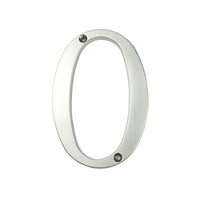 4 Inch (10 cm) House Number,Silver Zinc Alloy