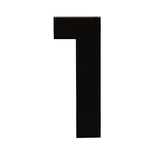3 inch (7.5 cm) House Number, Acrylic Self Adhesive
