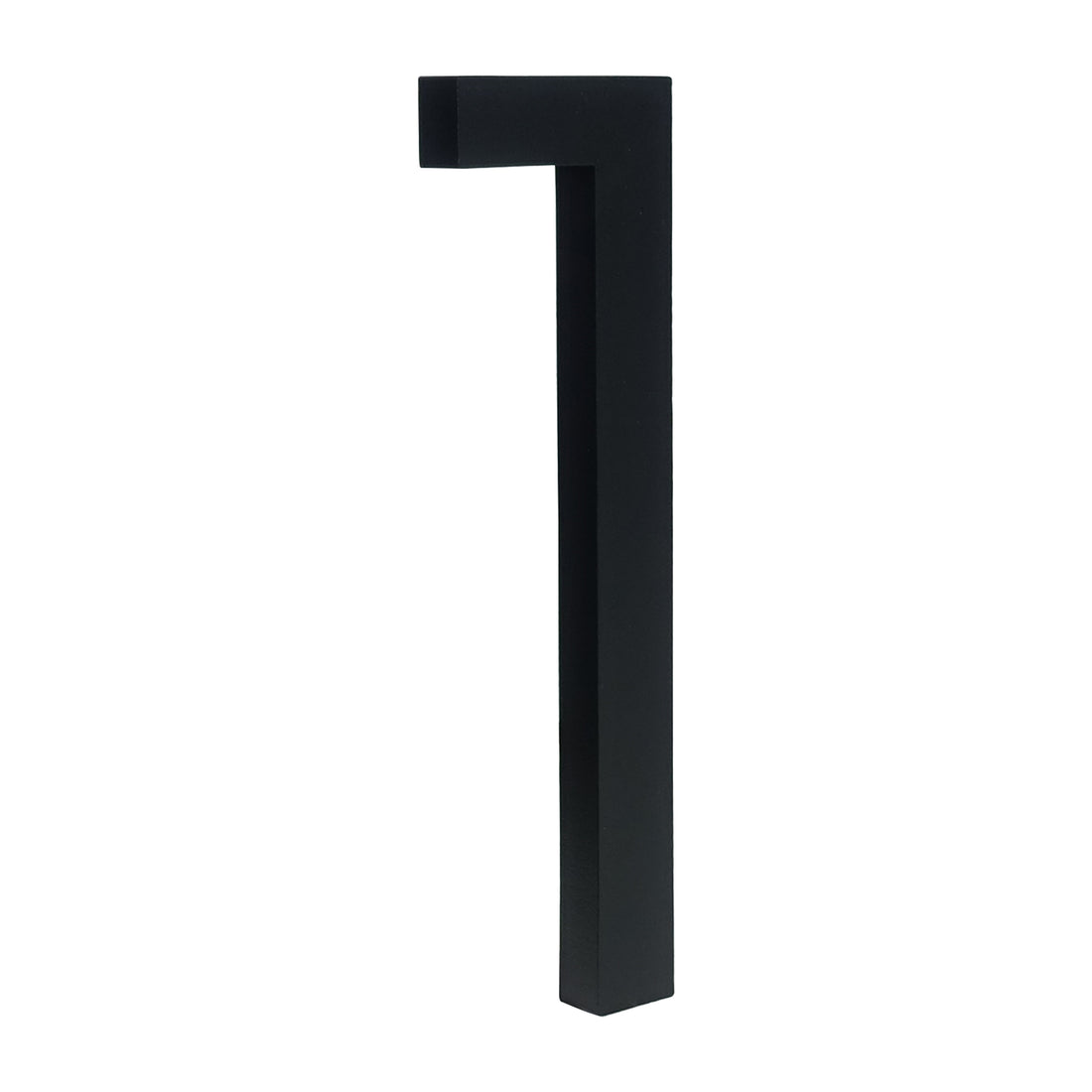 6 Inch (15 cm) House Number, Black Aluminium Alloy