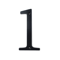 4 Inch (10 cm) House Number,Black Zinc Alloy