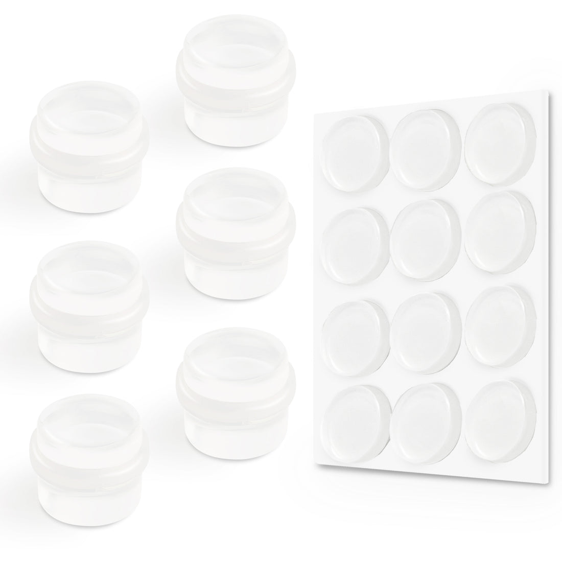Acrylic Door Stop Set (Cylindrical)