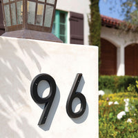 6 Inch (15 cm) House Number, Aged Bronze