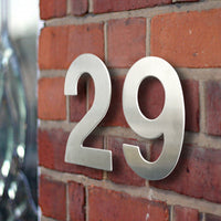 6 Inch (15cm) House Number, 304 Stainless Steel
