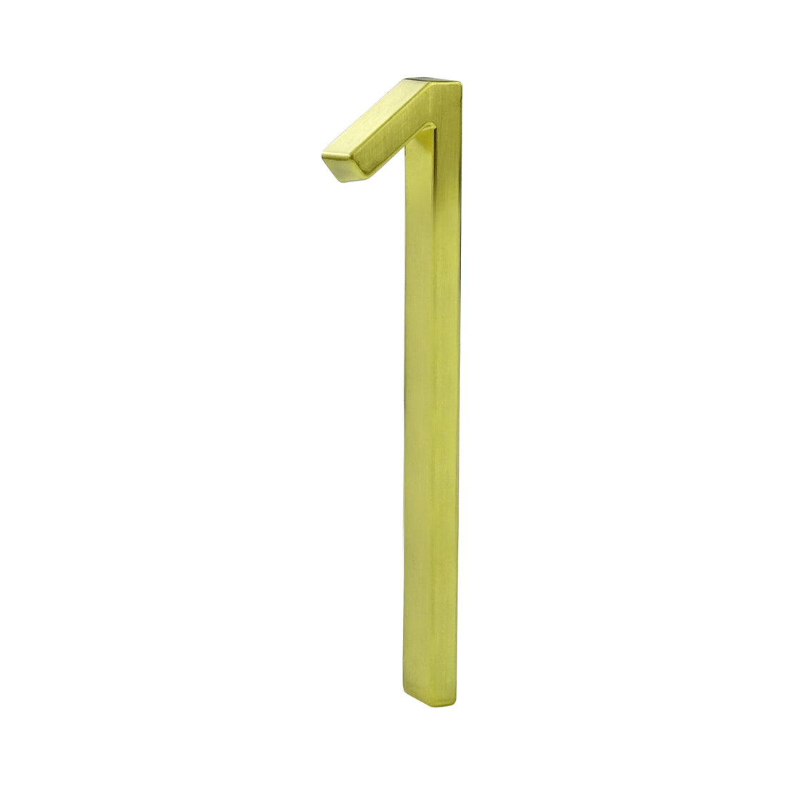 5 Inch (12 cm) House Number, Gloden Zinc Alloy