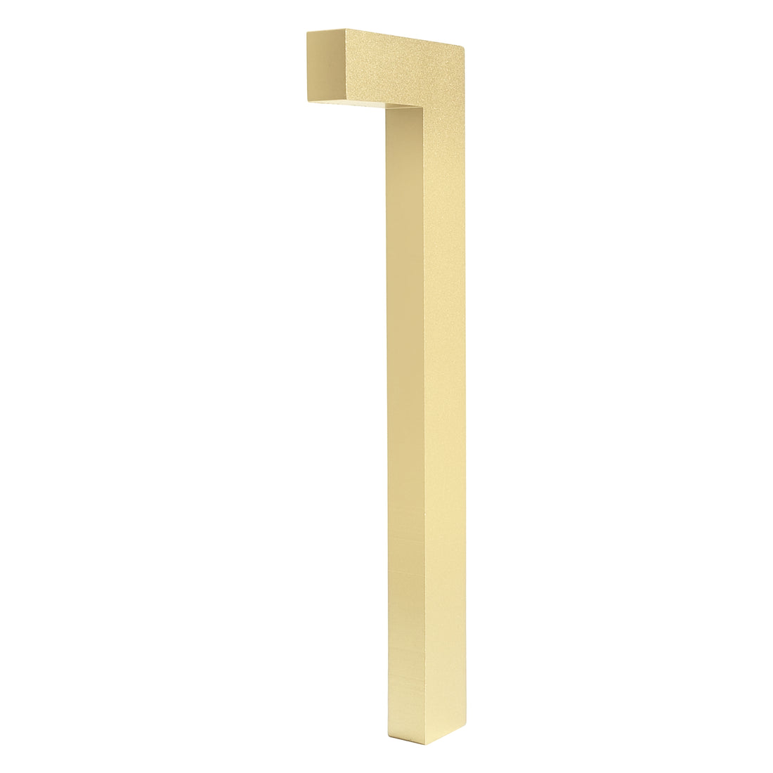 6 Inch (15 cm) House Number, Golden Aluminium Alloy