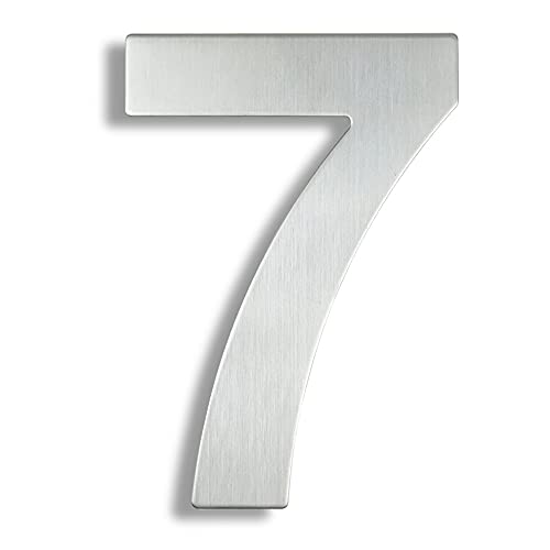 6 Inch (15cm) House Number, 304 Stainless Steel