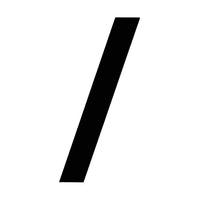 3 inch (7.5 cm) House Number, Acrylic Self Adhesive
