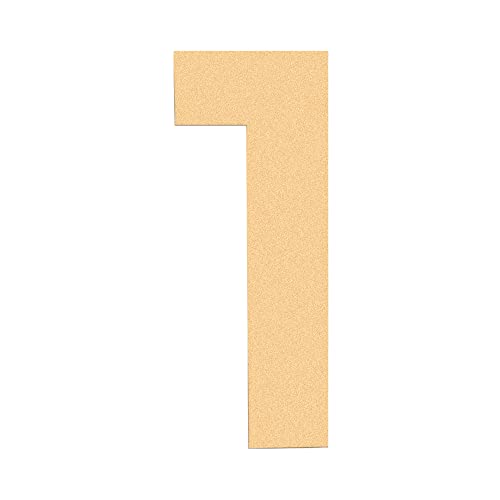 3 inch (7.5 cm) House Number, Acrylic Self Adhesive