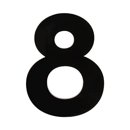3 inch (7.5 cm) House Number, Acrylic Self Adhesive