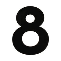 3 inch (7.5 cm) House Number, Acrylic Self Adhesive