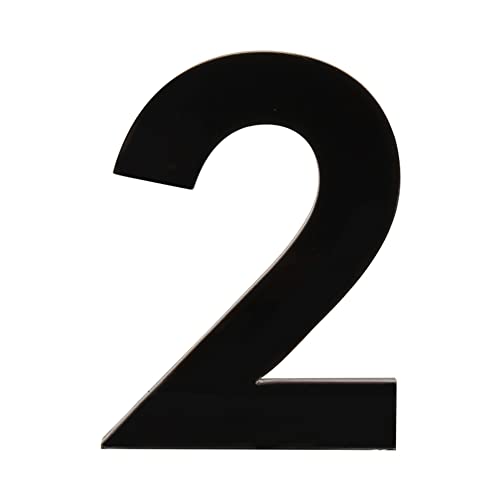 3 inch (7.5 cm) House Number, Acrylic Self Adhesive
