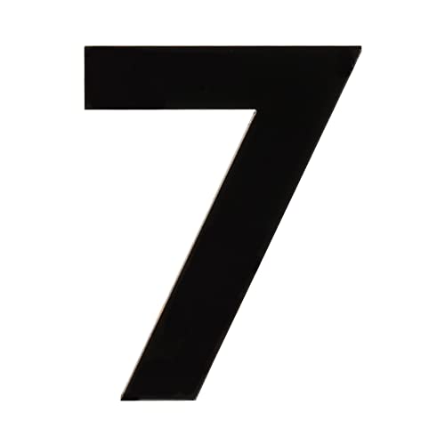 3 inch (7.5 cm) House Number, Acrylic Self Adhesive