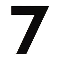 3 inch (7.5 cm) House Number, Acrylic Self Adhesive