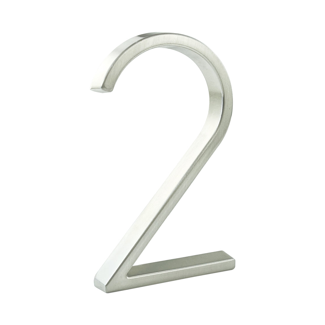 5 Inch (12 cm) House Number,Silver Zinc Alloy