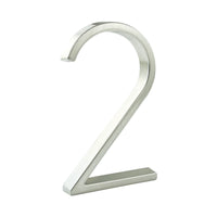 5 Inch (12 cm) House Number,Silver Zinc Alloy