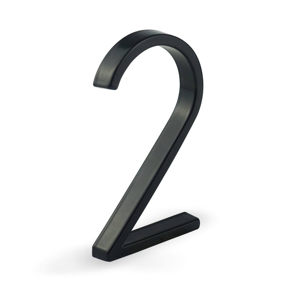 5 Inch (12 cm)  House Number, Black Zinc Alloy
