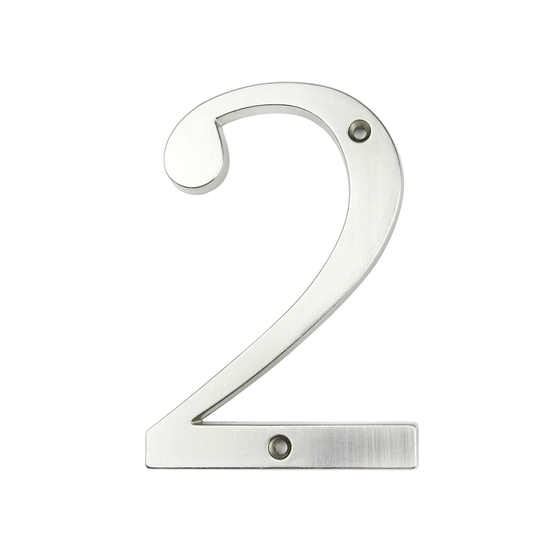 4 Inch (10 cm) House Number,Silver Zinc Alloy