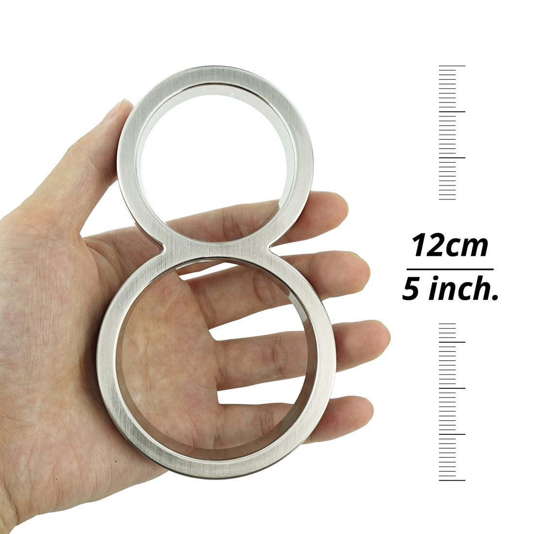 5 Inch (12 cm) House Number,Silver Zinc Alloy