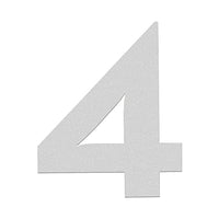 3 inch (7.5 cm) House Number, Acrylic Self Adhesive