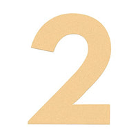 3 inch (7.5 cm) House Number, Acrylic Self Adhesive
