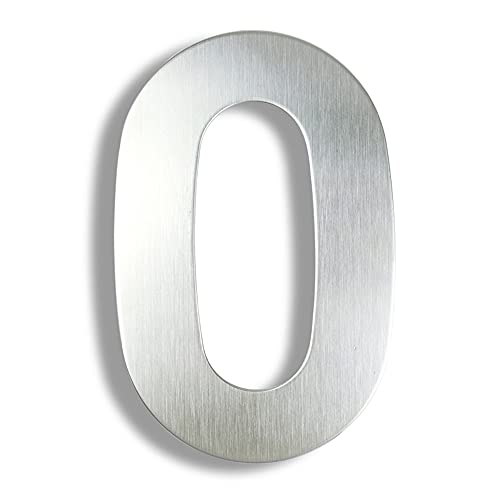 6 Inch (15cm) House Number, 304 Stainless Steel