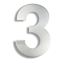 6 Inch (15cm) House Number, 304 Stainless Steel