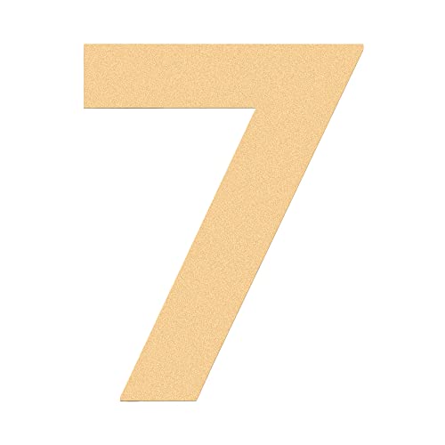 3 inch (7.5 cm) House Number, Acrylic Self Adhesive