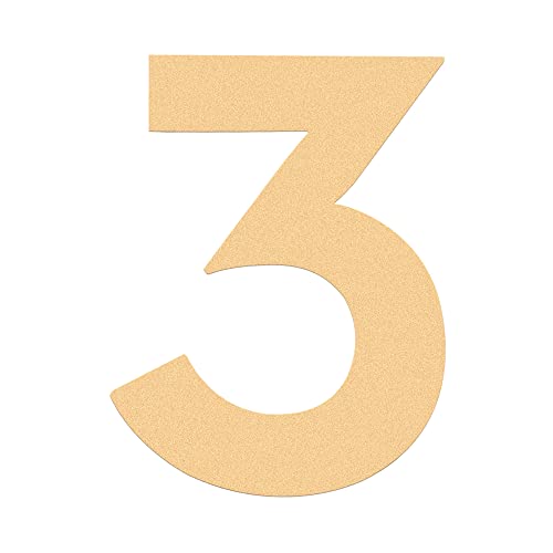 3 inch (7.5 cm) House Number, Acrylic Self Adhesive