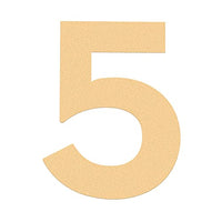 3 inch (7.5 cm) House Number, Acrylic Self Adhesive
